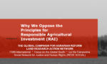 Why We Oppose the Principles for Responsible Agricultural Investment (2010)